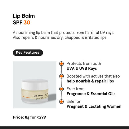 Minimalist SPF 30 Lip Balm For Protection & Nourishment - Distacart