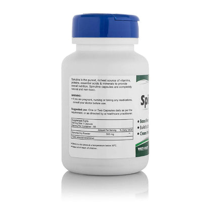 Healthvit Spirulina Capsules - Distacart