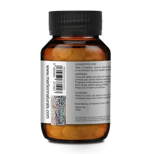 Merlion Naturals Alfalfa 500mg Tablets - Distacart
