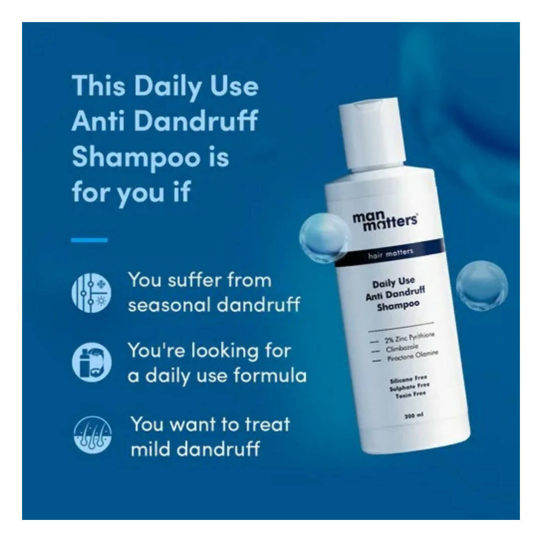 Man Matters Anti Dandruff Daily Use Shampoo - Distacart