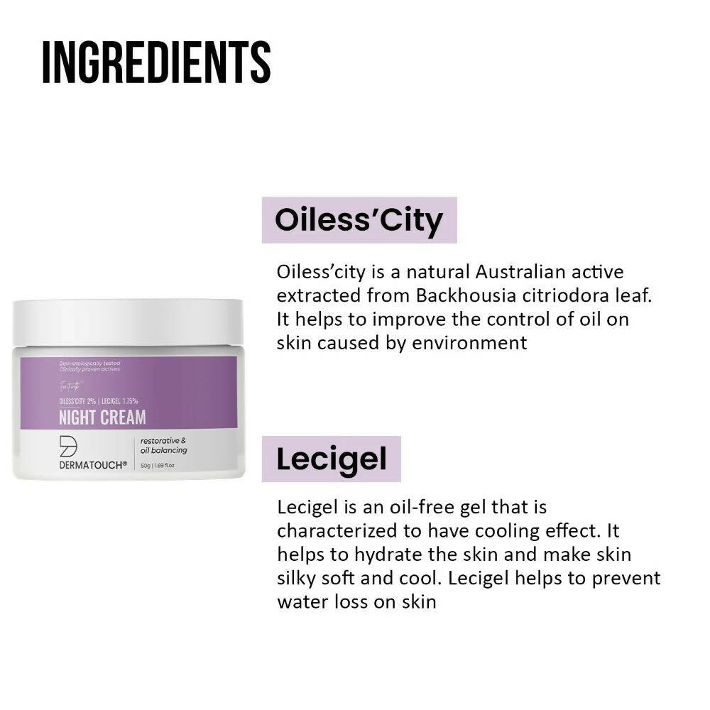 Dermatouch Restorative Night Cream - Distacart