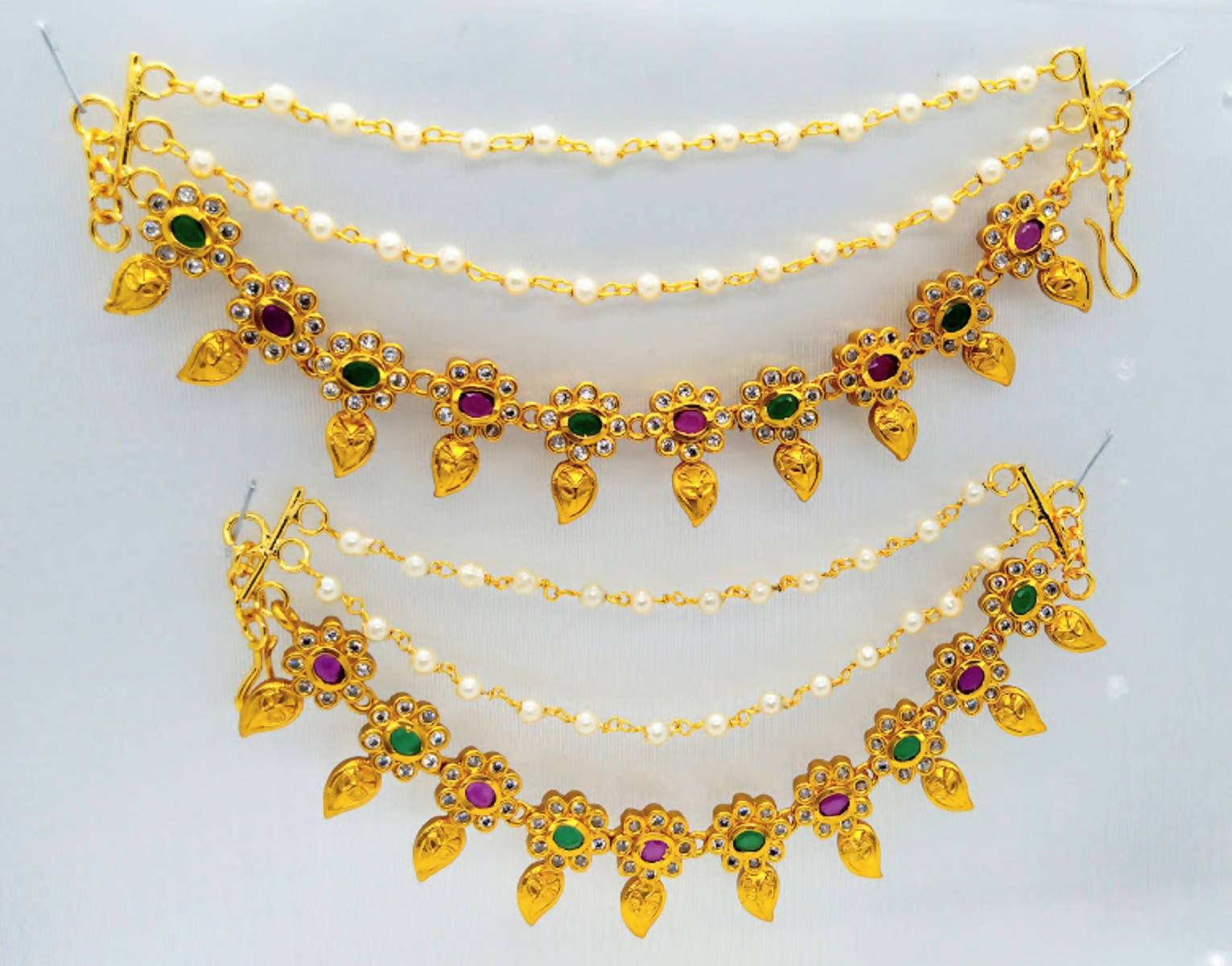 Multicolor Ear Side Chain Set