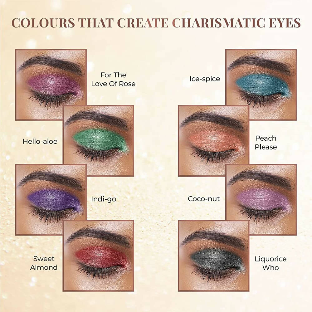 Just Herbs 8 In 1 Eye Shadow Lidsticks Highly-Pigmented Long-Lasting Smudge-Proof - Herbi-Wore - Distacart