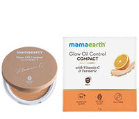 Thumbnail for Mamaearth Glow Oil Control Compact With SPF 30 (Almond Glow)