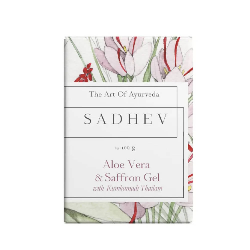 Sadhev Aloe Vera & Saffron Gel With Kumkumadi Thailam - Distacart