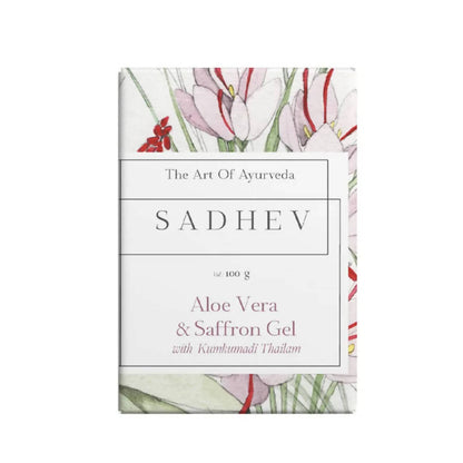 Sadhev Aloe Vera & Saffron Gel With Kumkumadi Thailam - Distacart