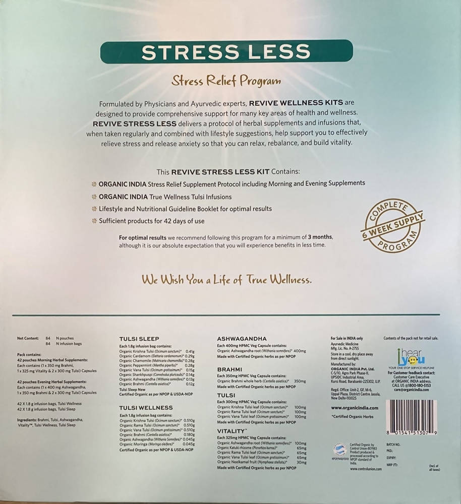 Organic India Revive Stress Less