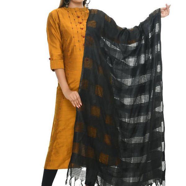 Mominos Fashion Black Window Dupatta