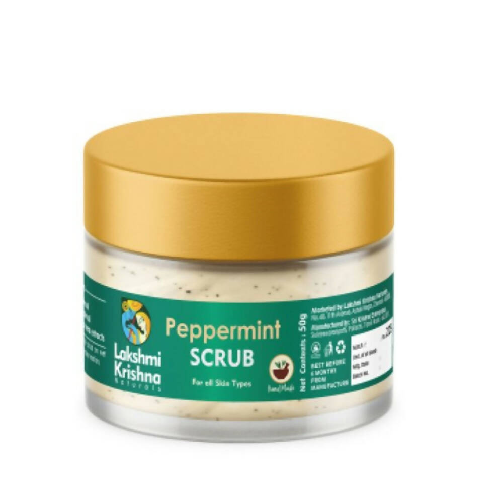 Lakshmi Krishna Naturals Peppermint Scrub - Distacart