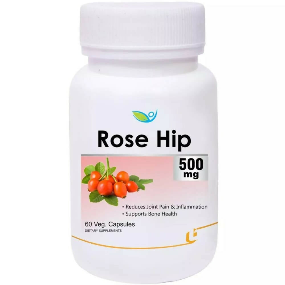 Biotrex Rose Hip Extract 500mg Veg Capsules - Distacart