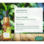 Thumbnail for Vaadi Herbals Tea Tree Oil Therapeutic Grade - Distacart