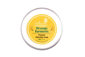 Rustic Art Orange Turmeric Organic Shaving Soap - Distacart