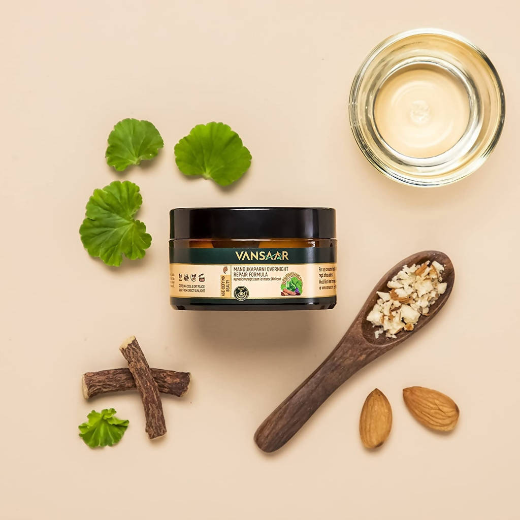 Baidyanath Vansaar Mandukaparni Overnight Repair Formula Cream