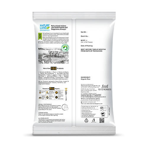 Nature Land Organics Basmati Rice Premium - Distacart