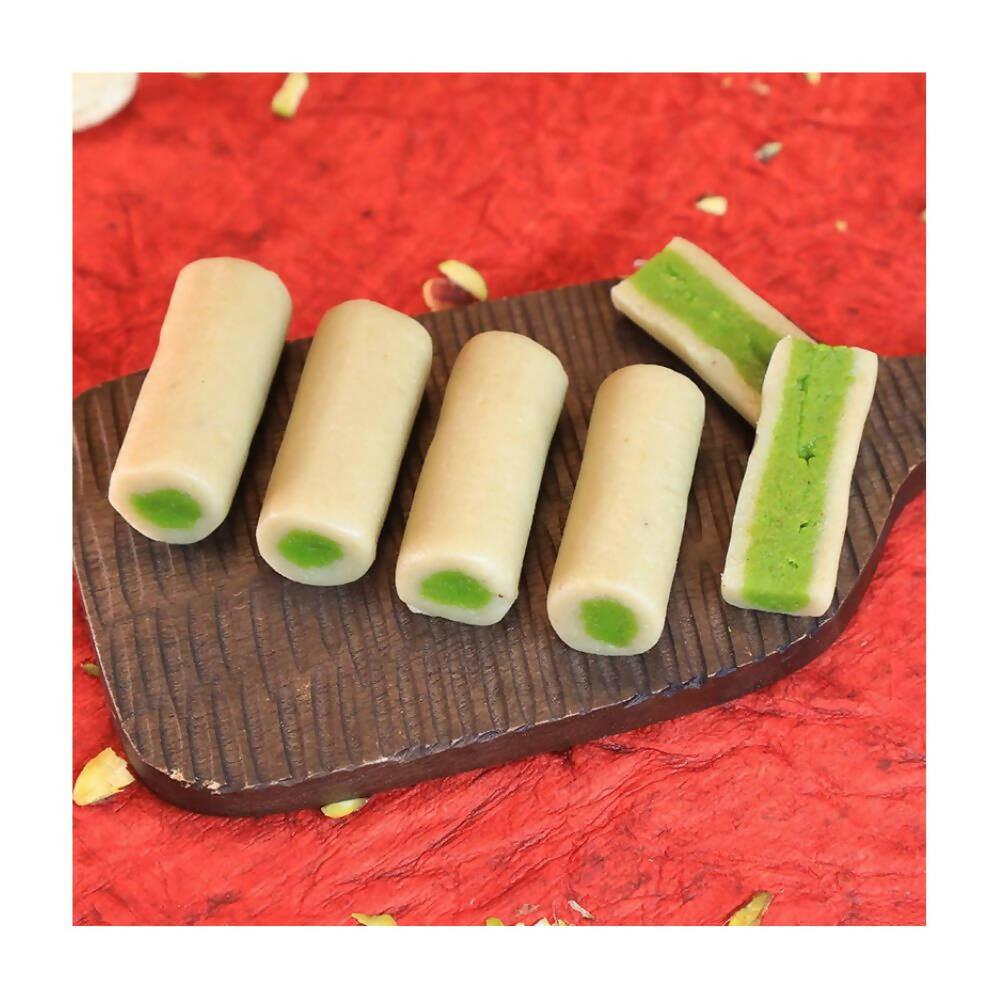 Olive Mithai Kaju Pista Roll - Distacart
