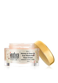 Thumbnail for Indya Honey & Clove Oil Scar Reduction Face Cream Benefits