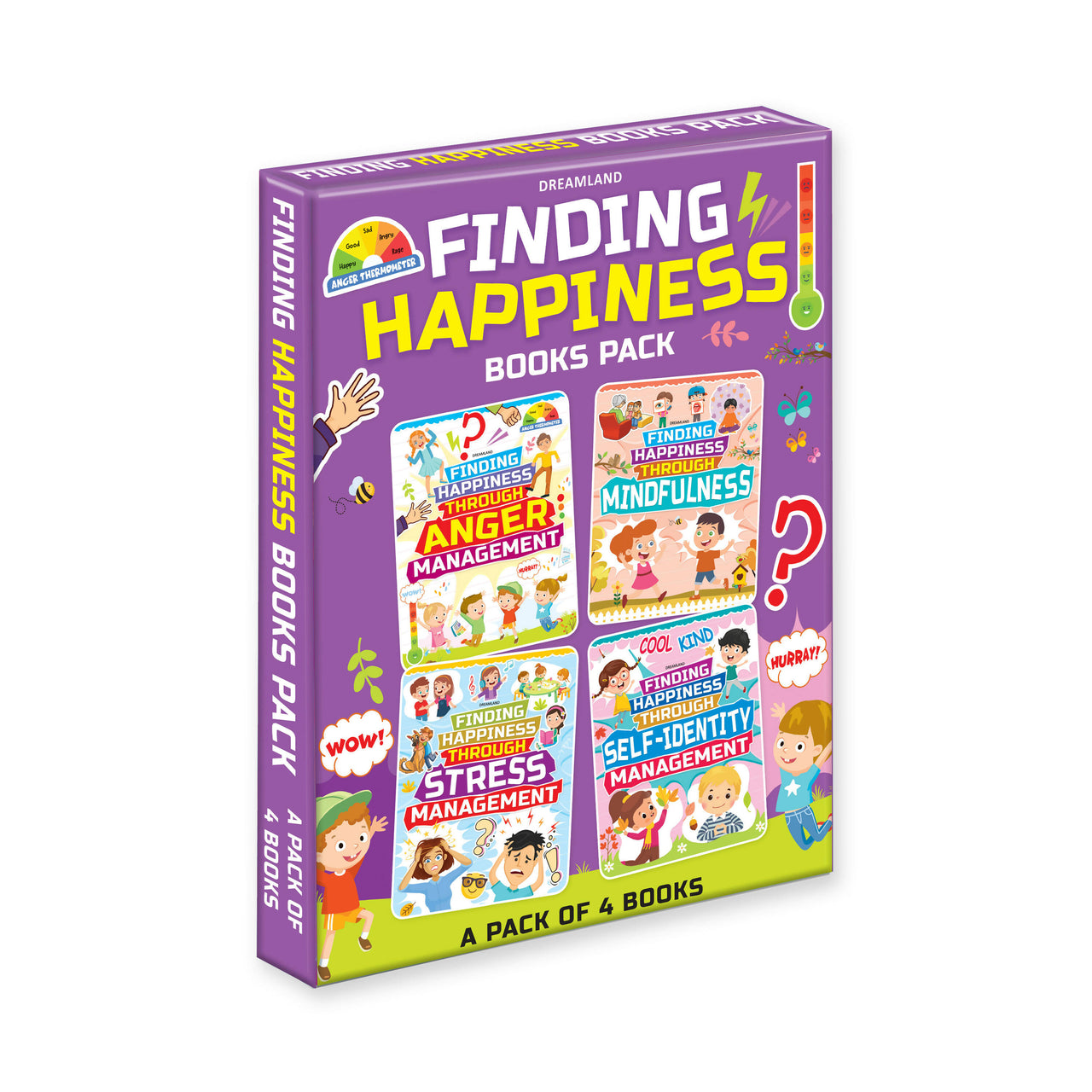 Dreamland Finding Happiness Books Pack- A Pack of 4 Books : Children Interactive & Activity Book - Distacart