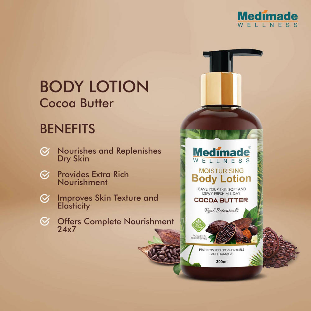 Medimade Wellness Cocoa Butter Moisturising Body Lotion - Distacart