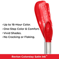 Thumbnail for Revlon Colorstay Satin Ink Liquid Lip Color - Fire & Ice - Distacart