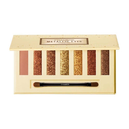 Chambor Studio Pro Eye Shadow Palette Makeup - 002 Metallic Eyes - Distacart