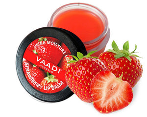 Vaadi Herbals Lip Balm - Strawberry - Distacart