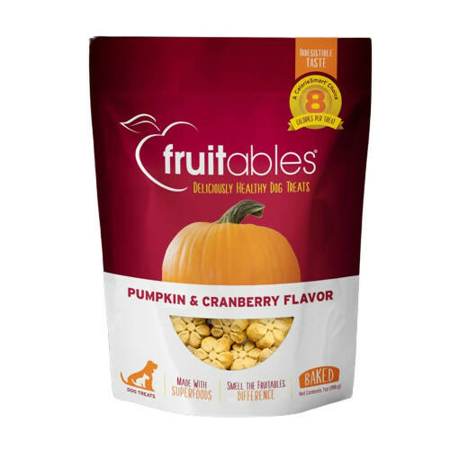 Fruitables Pumpkin And Cranberry Dog Treat - Distacart