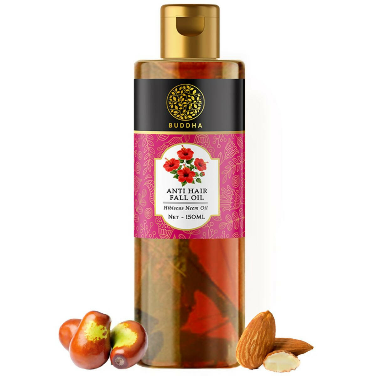 Buddha Natural Anti Hair Fall Hair Oil - For New Hair Growth And Stop Hair Fall - Distacart