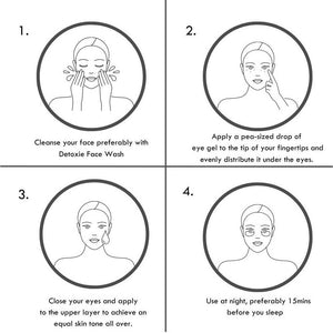 Detoxie Dark Circle Repair & Anti-Fatigue Under Eye Gel - Distacart