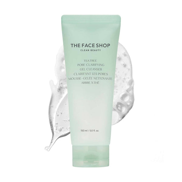 The Face Shop Tea Tree Pore Clarifying Gel Cleanser - Distacart