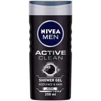 Thumbnail for Nivea Men Active Clean Shower Gel - Active Charcoal