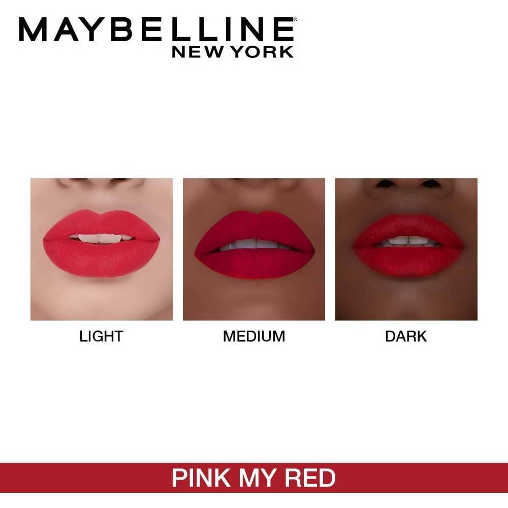 Maybelline New York Color Sensational Creamy Matte Lipstick / 641 Pink my Red - Distacart