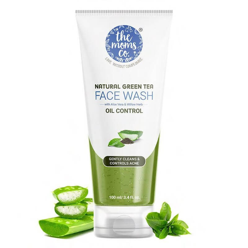 The Moms Co Natural Green Tea Face Wash - Distacart