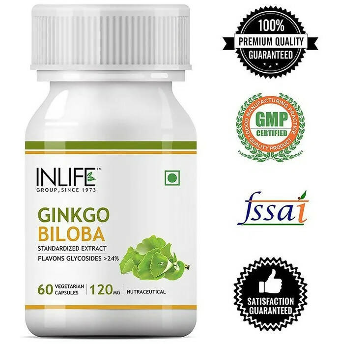 Inlife Gingko Biloba Extract Vegetarian Capsules - Distacart
