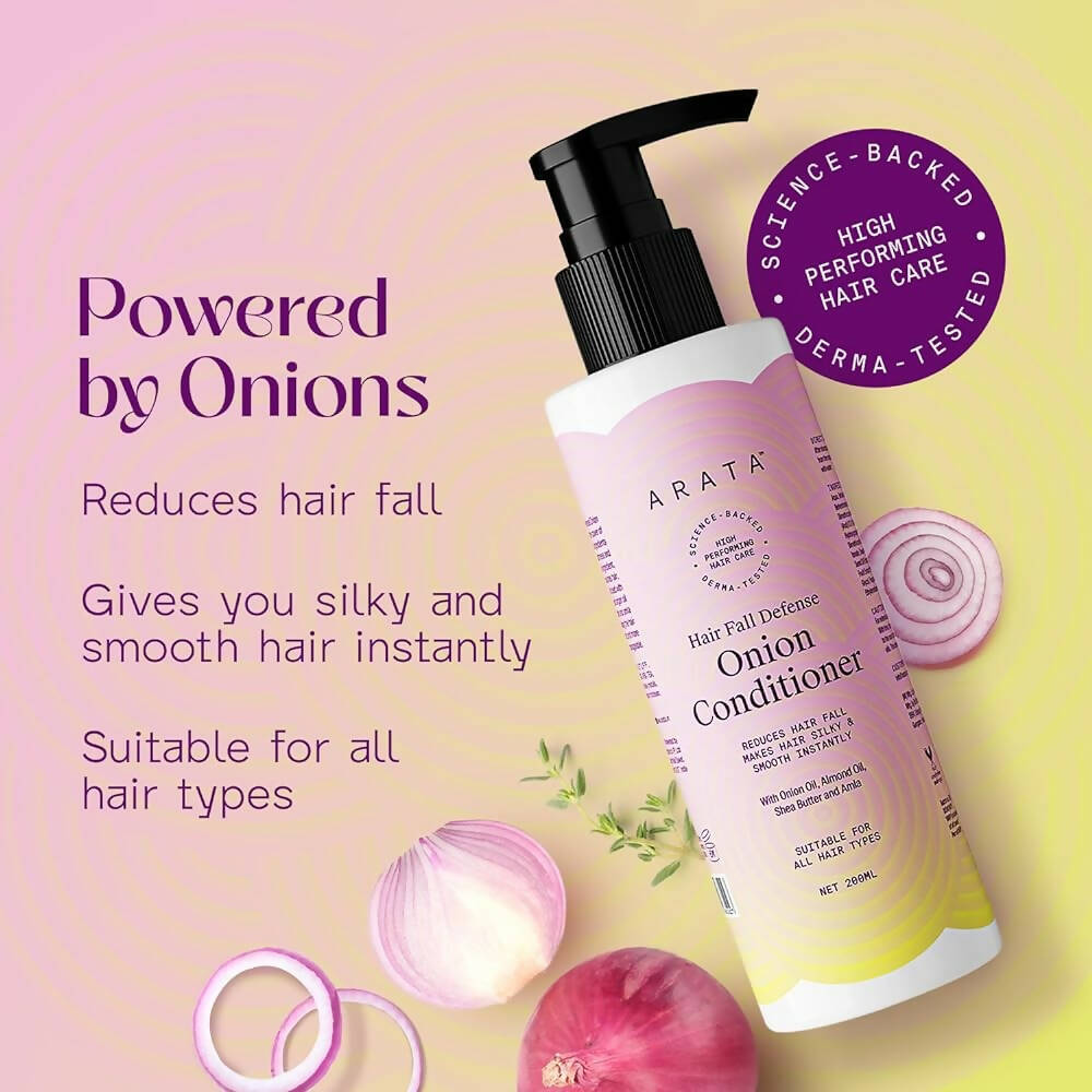 Arata Hair Fall Defense Onion Conditioner - Distacart