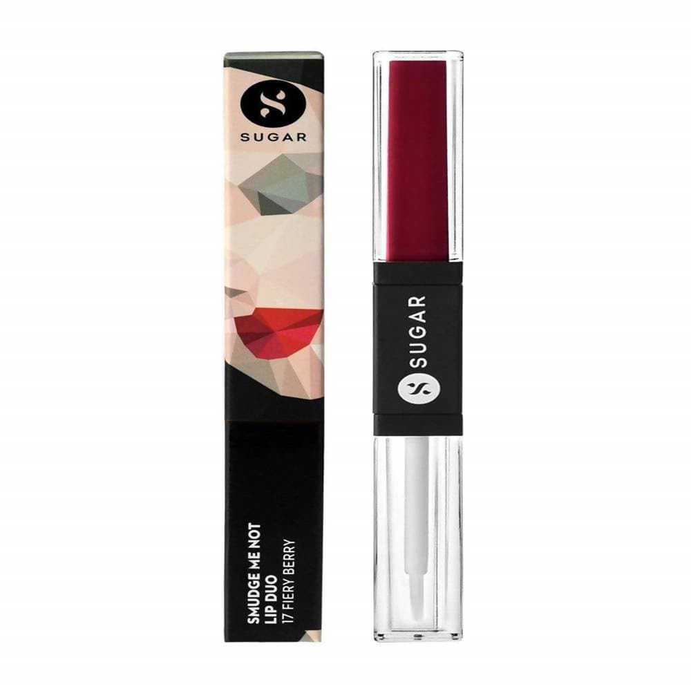 Sugar Smudge Me Not Lip Duo - Fiery Berry (Marsala) - Distacart