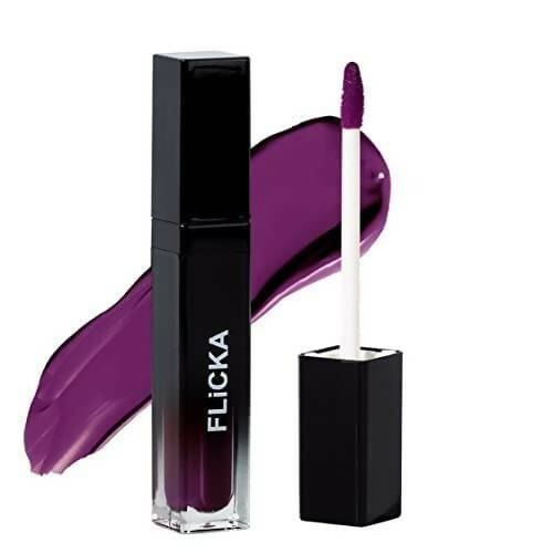 FLiCKA Set and Attack Liquid Matte Lipstick 13 Hot Ticket - Purple - Distacart