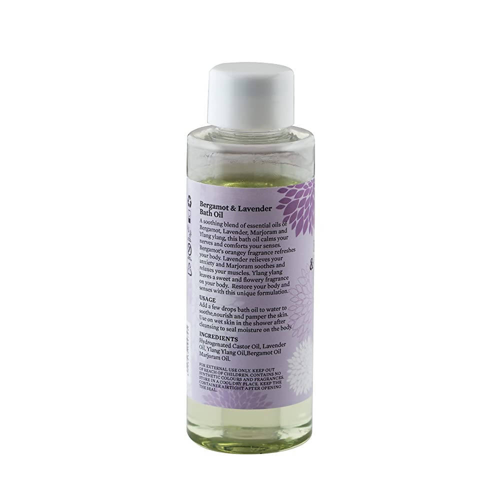 Bipha Ayurveda Bergamot & Lavender Bath Oil - Distacart