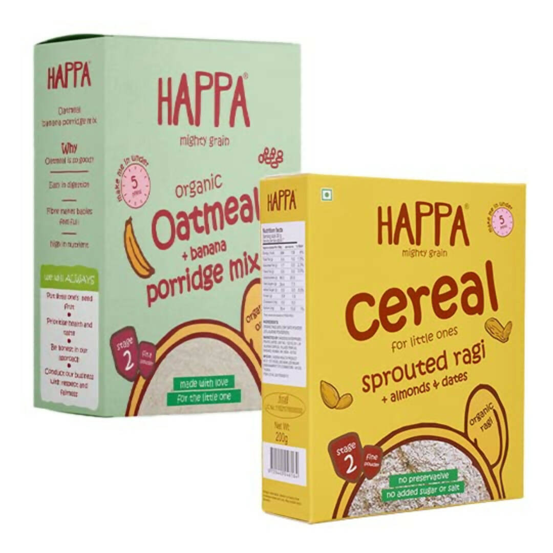 Happa Organic Baby Food Cereal Combo - Distacart