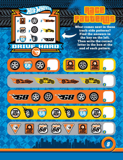 Dreamland Publications Hot Wheels Activity Book with Stickers: Children Interactive & Activity Book - Distacart