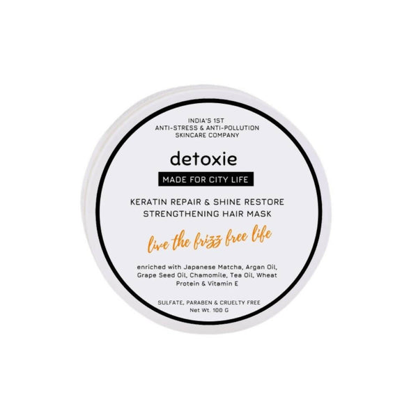 Detoxie Keratin Repair & Shine Restore Strengthening Hair Mask - Distacart