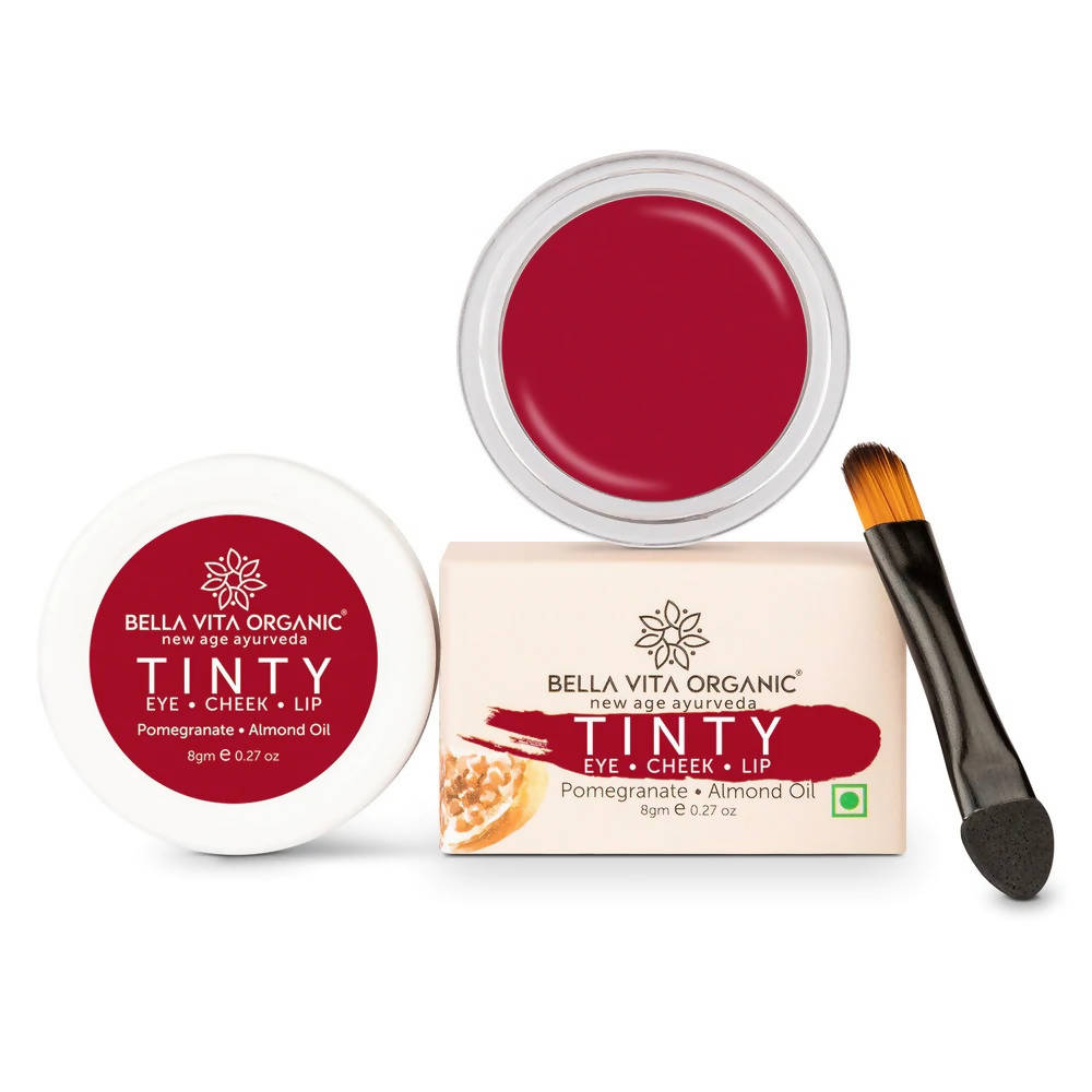 Bella Vita Organic Pomegranate Maroon Tinty Blush 3 in 1