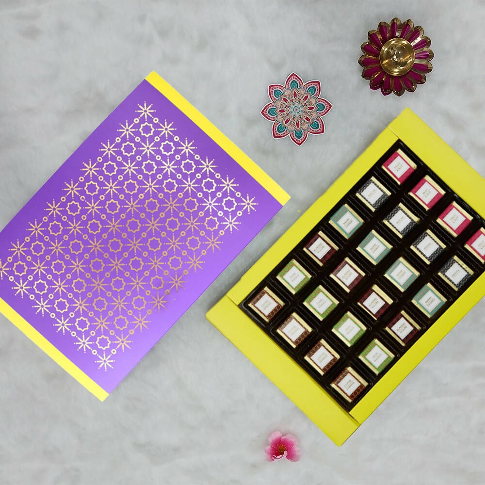 Dibha Ruchoks Assorted Chocolate Gift Pack (24 Assorted Chocolates) - Distacart