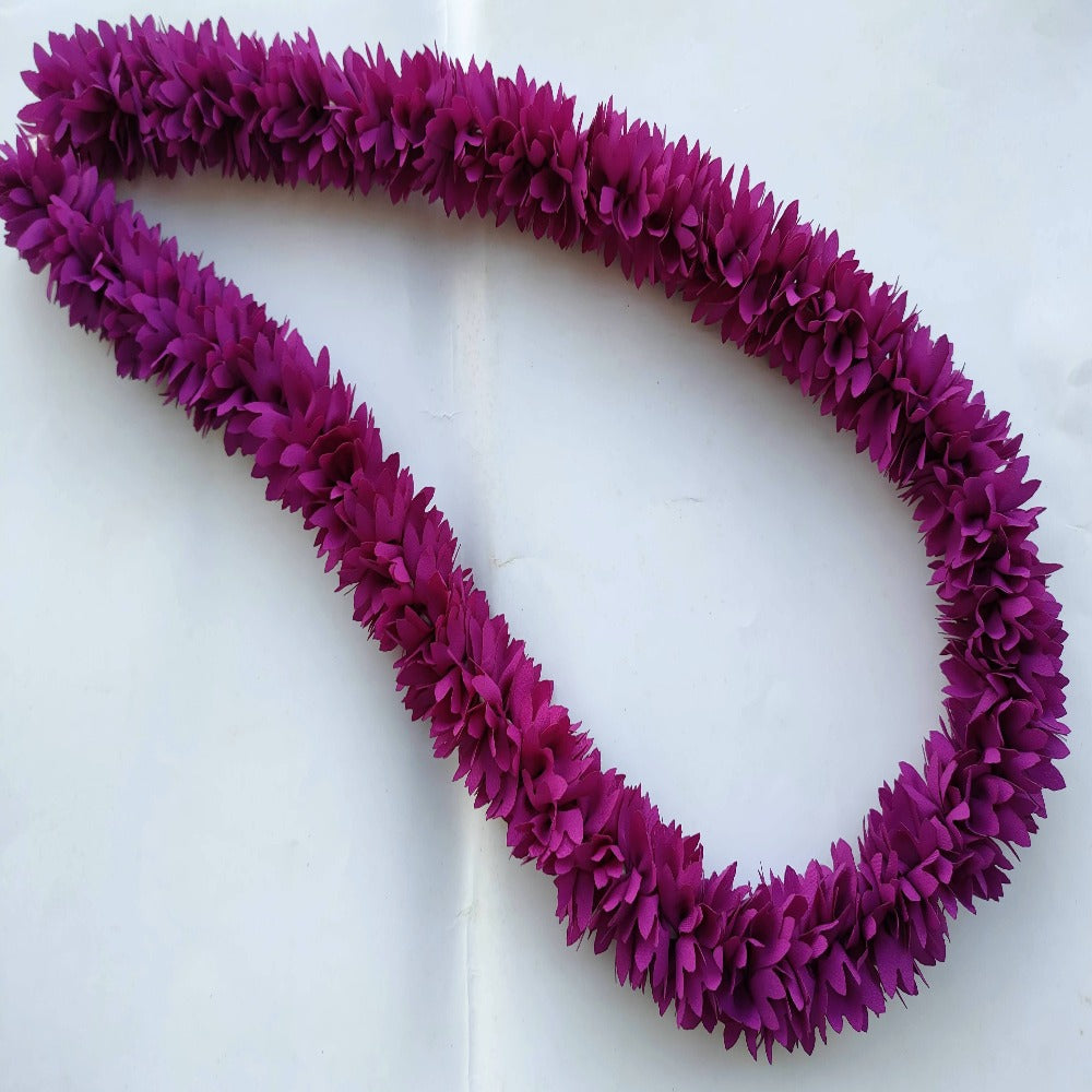 Purple Fabric Reusable Garland For God Frames
