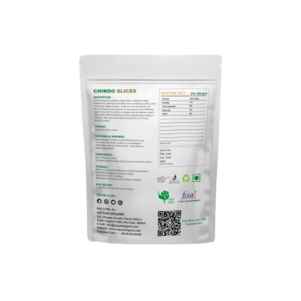 Ao Organic Chikoo Slices - Distacart