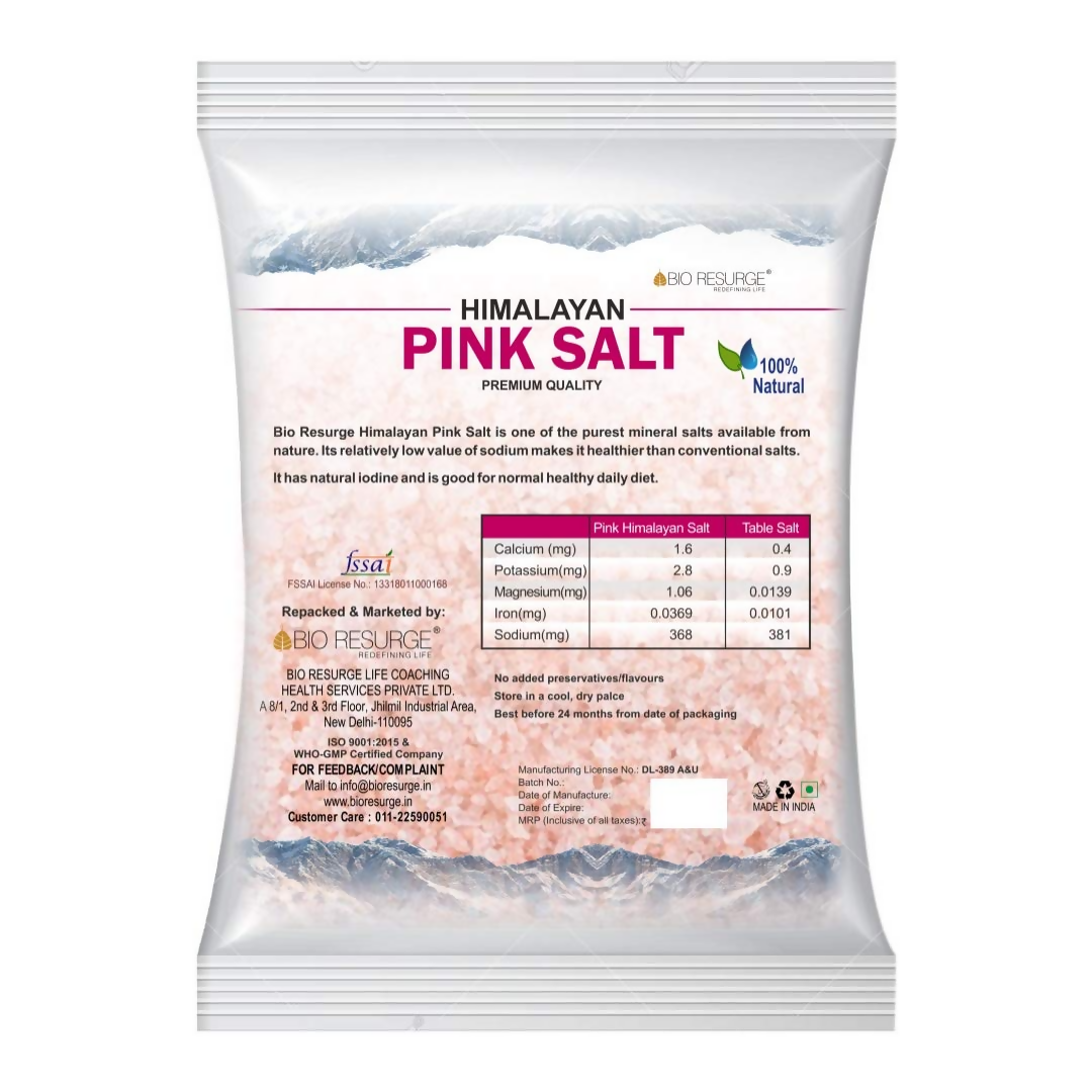Bio Resurge Life Himalayan Pink Salt - Distacart