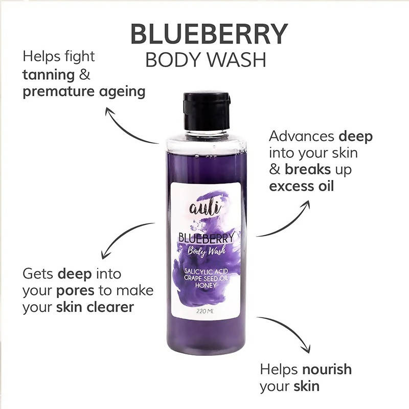 Auli Blueberry Body Wash - Distacart