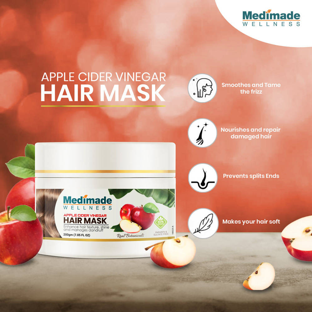 Medimade Wellness Apple Cider Vinegar Hair Mask - Distacart