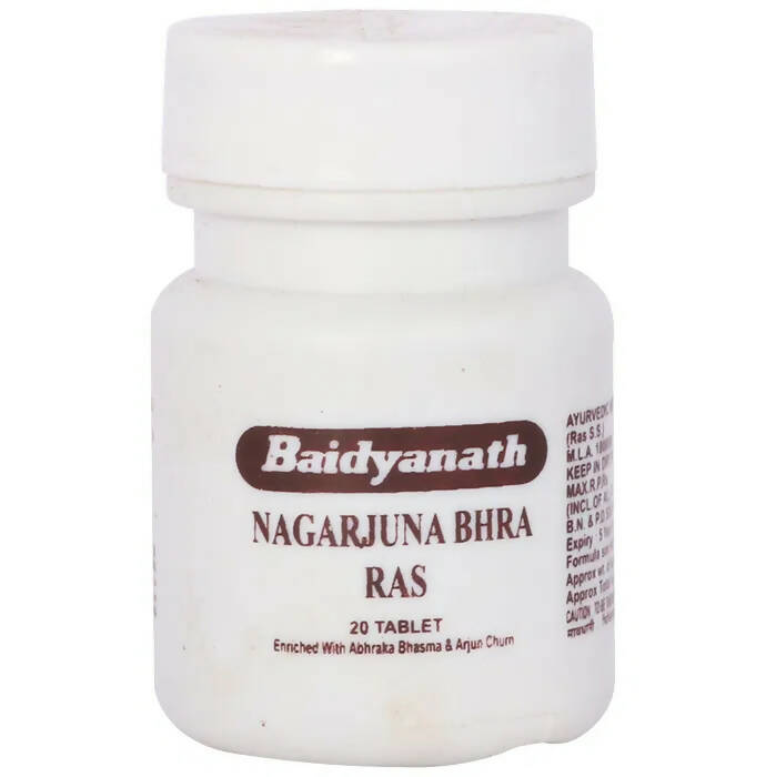 Baidyanath Jhansi Nagarjuna Bhra Ras Tablets - Distacart