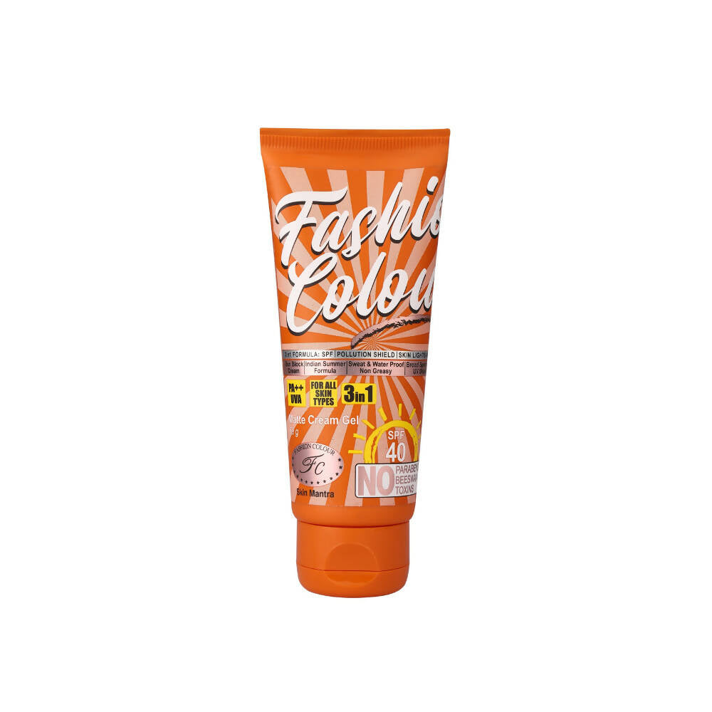 Fashion Colour Sun Block and Protection Cream-SPF40 - Distacart