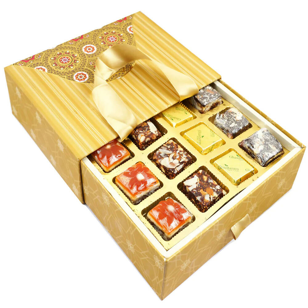 Ghasitaram Bag Box With Assorted Bites - Distacart